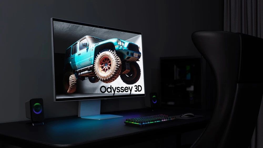 三星推出新款Odyssey 3D游戲顯示器，無需佩戴3D眼鏡