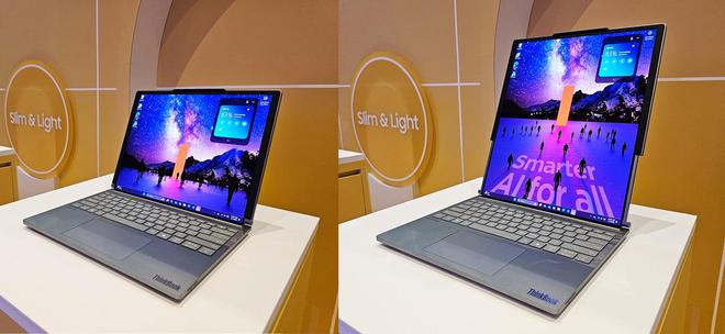 三星量產首款用于筆電的OLED卷軸屏，聯想ThinkBook Plus G6 Rollable首發