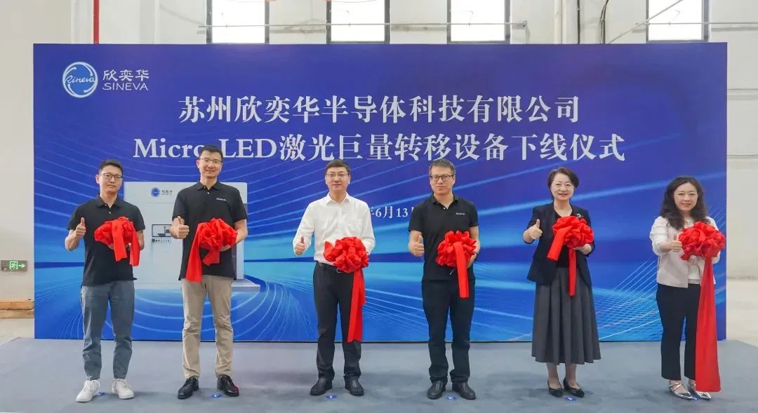 合肥欣奕華首臺Micro LED激光巨量轉(zhuǎn)移設備正式交付