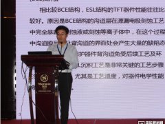 維信諾蔡世星:對ESL層工藝溫度影響非晶IGZO TFT性能的研究