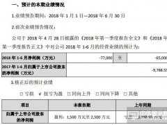 7月13日，維信諾發(fā)布業(yè)績(jī)預(yù)告，公司預(yù)計(jì)2018年1－6月歸屬上市公司股東的凈利潤(rùn)1500.00萬(wàn)至2500.0